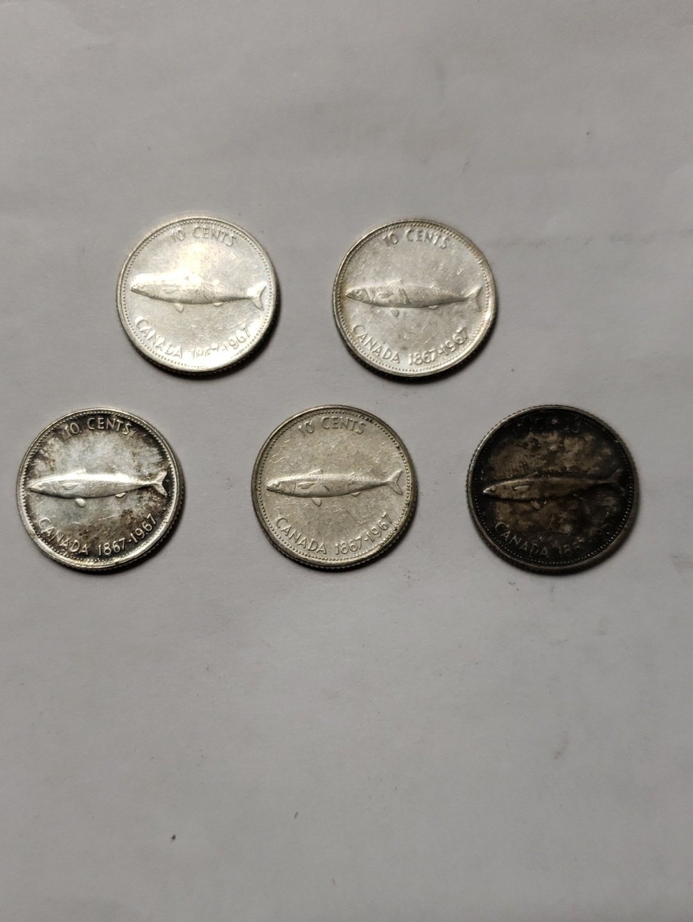 Canadian 1967 10 Cents Commemorative Coin - Silver
